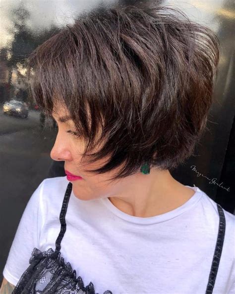 fotos para fingir que é você cabelo curto|Cabelos curtos repicados: 60 fotos para você aderir ao corte.